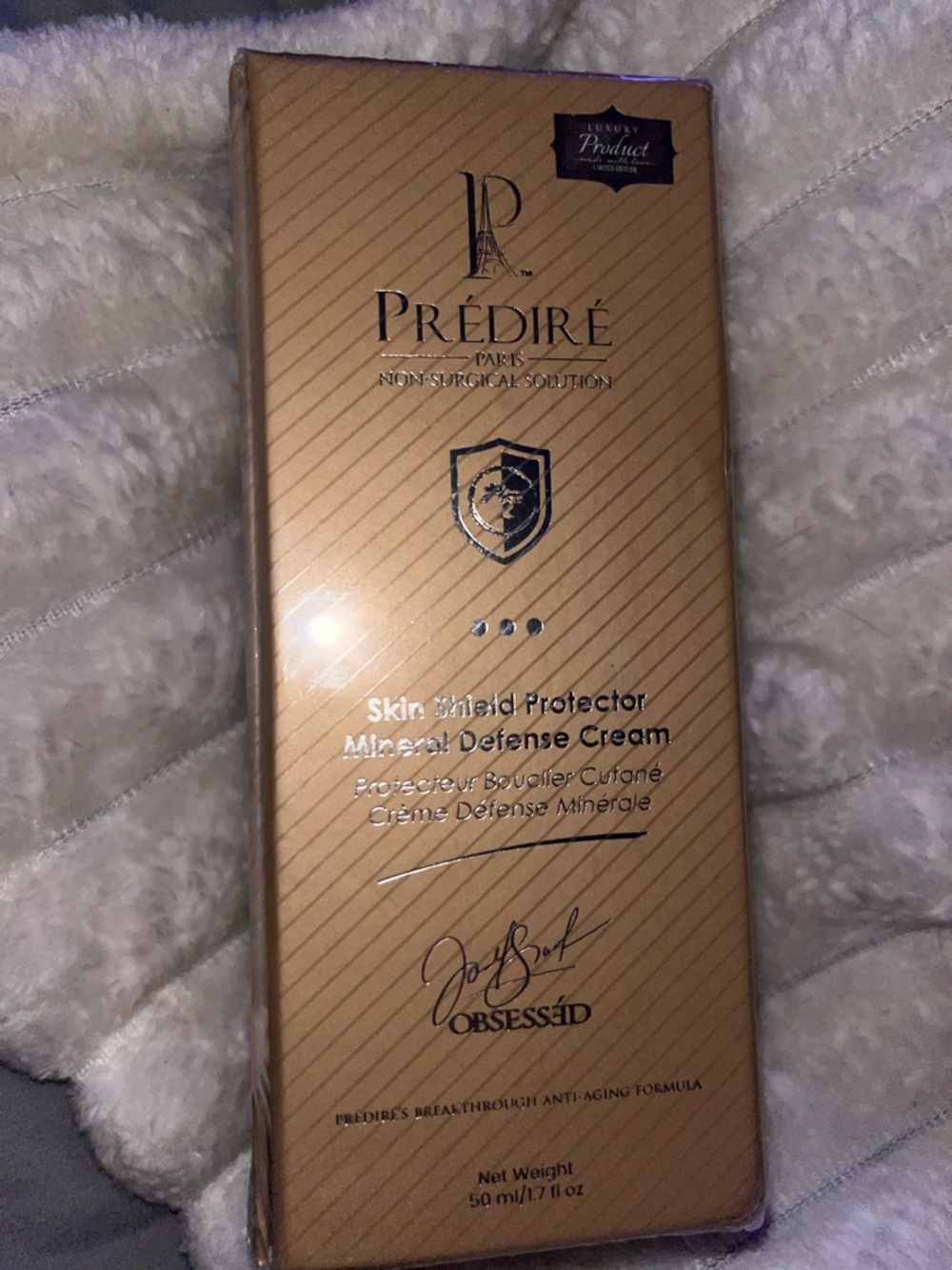 Prédiré Skin Shield Protector Mineral Defense Cream - Gold